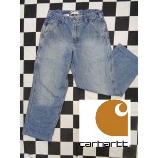 カーハート(carhartt)の【カーハート】W34デニムワークパンツペインターパンツメキシコ製(ワークパンツ/カーゴパンツ)