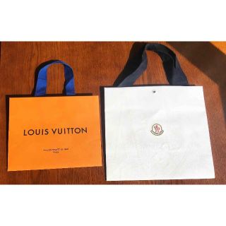 ルイヴィトン(LOUIS VUITTON)のルイヴィトン&モンクレール★ショップバック紙袋２枚SET(その他)