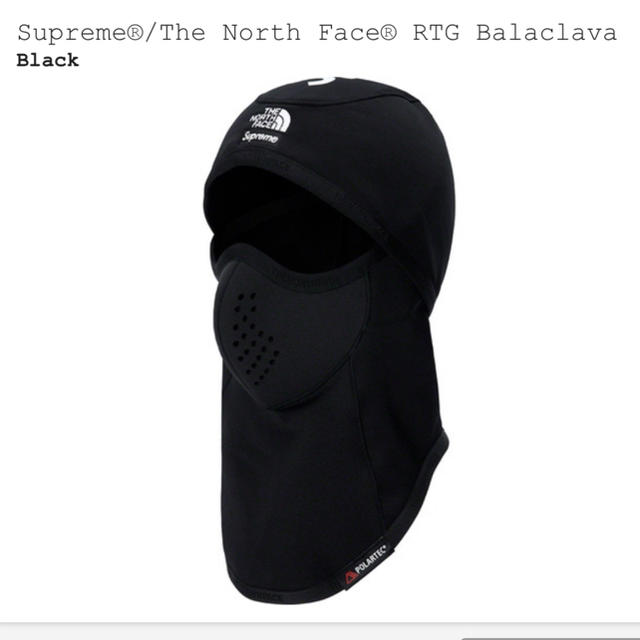 帽子20SS Supreme TNF RTG Balaclava