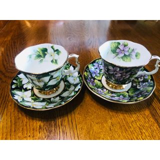 ロイヤルアルバート(ROYAL ALBERT)のRoyal Albert コーヒーカップ　2セット(食器)