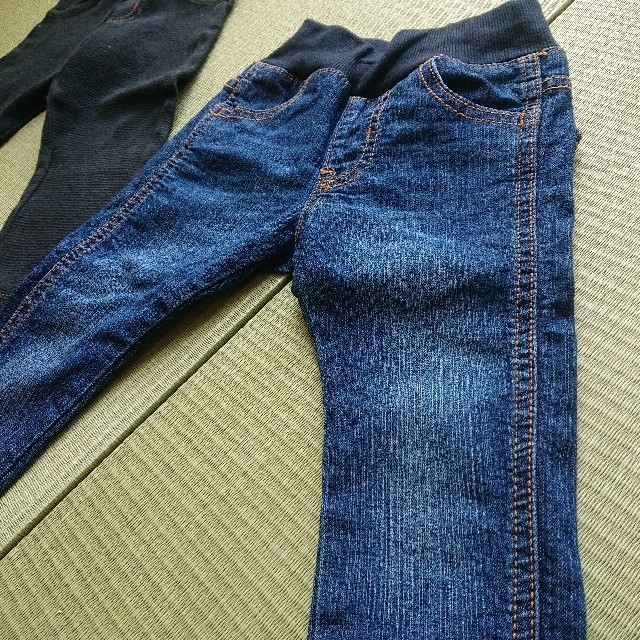 BREEZE(ブリーズ)のズボン（黒、ジーパン） キッズ/ベビー/マタニティのベビー服(~85cm)(パンツ)の商品写真