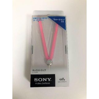 ソニー(SONY)のSONY  ウォークマン用  ネックストラップ　ピンク(その他)