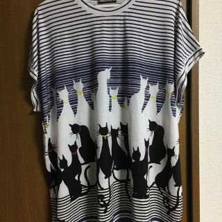 ⭐︎リノン様専用⭐︎Free size 猫Tシャツ(Tシャツ(半袖/袖なし))