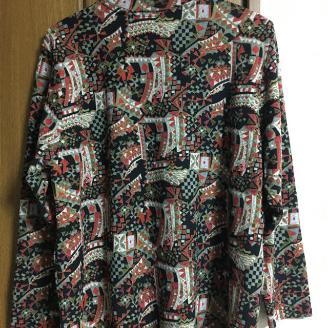 カラフル長袖シャツ　　ＬＬ レディースのトップス(シャツ/ブラウス(長袖/七分))の商品写真