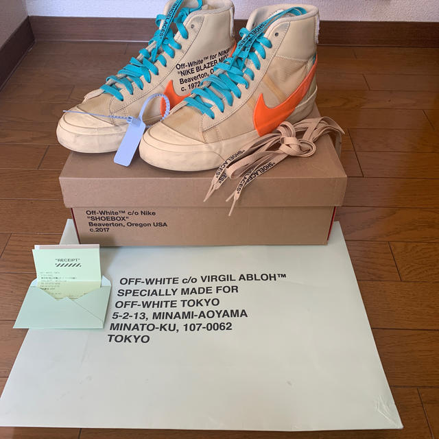 The TEN Nike Blazer Mid Off White 27.5cm