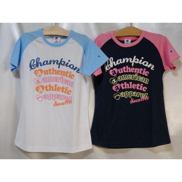 Champion(チャンピオン)の＜№3129＞(150cm)★Champion★半袖Ｔシャツ☆紺☆ キッズ/ベビー/マタニティのキッズ服女の子用(90cm~)(Tシャツ/カットソー)の商品写真