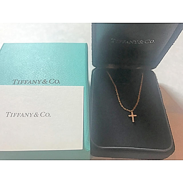 Tiffany & Co. - Tiffany  ティファニー  ダイヤモンド  クロス  k18  PG