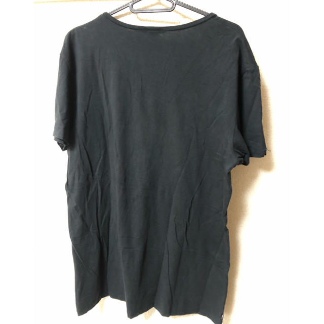 DIESEL(ディーゼル)のDIESEL Vネック ワンポイント Tシャツ ブラック 大きいサイズ メンズ  メンズのトップス(Tシャツ/カットソー(半袖/袖なし))の商品写真