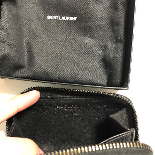 ⚠️値下げ中⚠️ YSL サンローラン  クロコ　コインケース