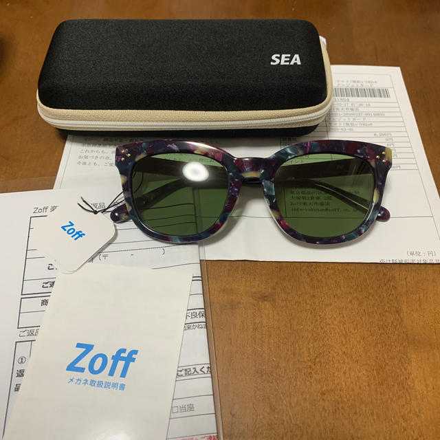 Zoff(ゾフ)のwind and sea  ウィンダンシー　zoff サングラス レディースのファッション小物(サングラス/メガネ)の商品写真