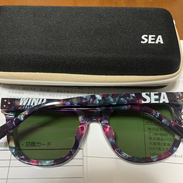 Zoff(ゾフ)のwind and sea  ウィンダンシー　zoff サングラス レディースのファッション小物(サングラス/メガネ)の商品写真