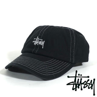 ステューシー(STUSSY)の海外限定　STUSSY / LOW CAP 黒　帽子　キャップ ステューシー(キャップ)