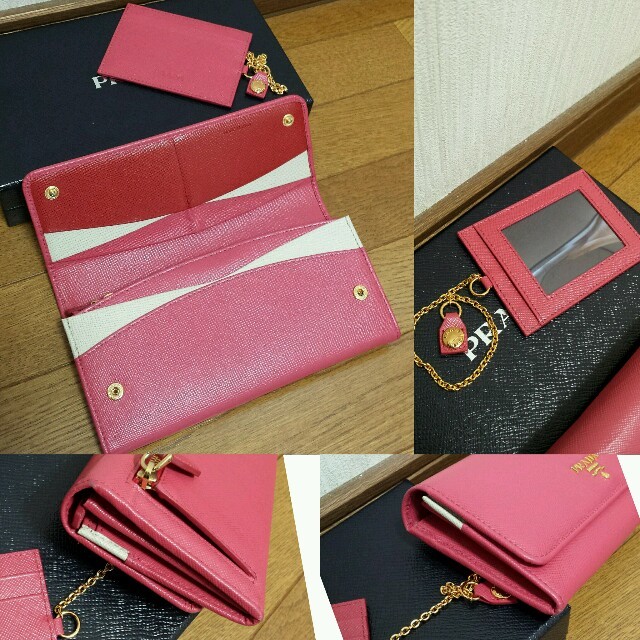 PRADA(プラダ)の専用♡美品PRADA長財布マルチカラー レディースのファッション小物(財布)の商品写真