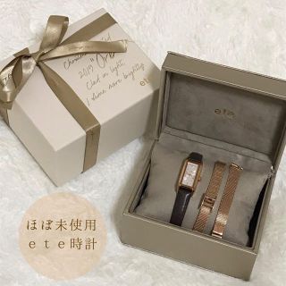 エテ クリスマス 腕時計(レディース)の通販 10点 | eteのレディースを