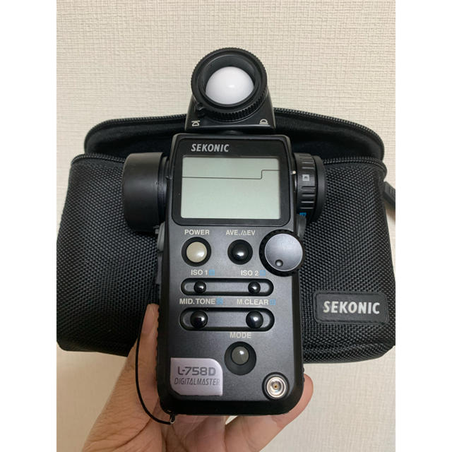 セコニック SEKONIC 露出計 L-758D メーター 美品 スマホ/家電/カメラのカメラ(露出計)の商品写真