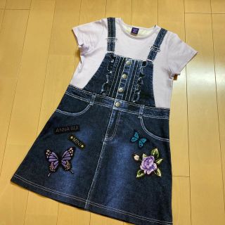 アナスイミニ(ANNA SUI mini)の【ご専用です】ANNA SUImini 130♡美品(ワンピース)