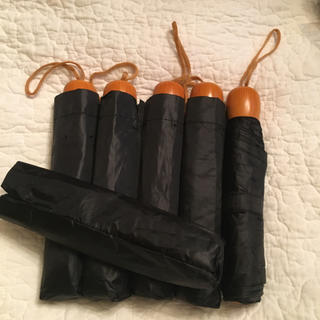 折りたたみ傘　黒　新品未使用　ヨーロッパ購入(傘)