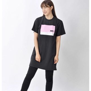 マーベル(MARVEL)の新品☆MARVEL マーベル ロング丈シャツ 半袖ミニワンピース レディース(Tシャツ(半袖/袖なし))