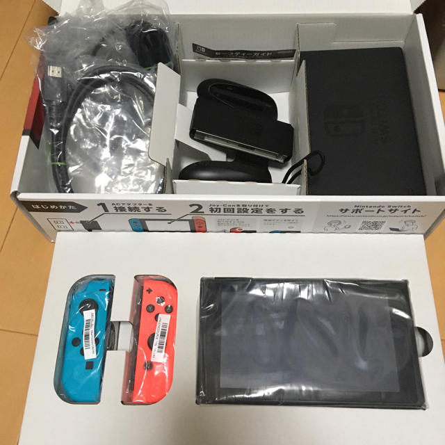 Nintendo Switch 任天堂 Switch 中古品 旧型 ネオン スイッチ 付属品