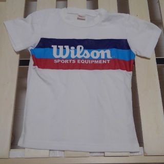 ウィルソン(wilson)の【即日配送】Wilson 男の子 Tシャツ 140㎝ 白(Tシャツ/カットソー)