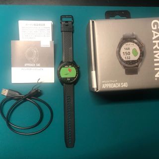 ガーミン(GARMIN)の中古 ガーミン Approach S40 GPS ゴルフナビ(ゴルフ)