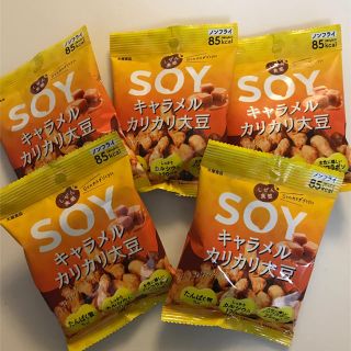大塚食品 しぜん食感 Soy キャラメルカリカリ大豆 21g ×5袋(その他)