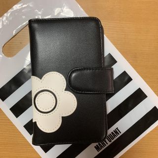 マリークワント(MARY QUANT)のにこまる様専用　マリー・クヮント  スマホケース  カメリア  黒(モバイルケース/カバー)