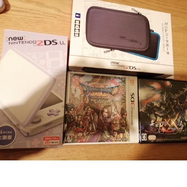 ニンテンドー2DS LLホワイト&ラベンダー