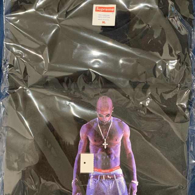 Supreme(シュプリーム)のSupreme Tupac 2Pac Hologram Tee ブラック メンズのトップス(Tシャツ/カットソー(半袖/袖なし))の商品写真