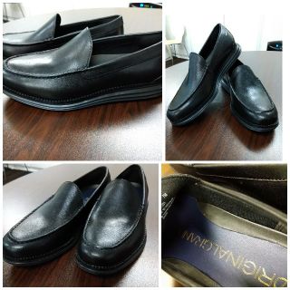 コールハーン(Cole Haan)の新品 試し履きのみ コールハーン ローファー 7M メンズ 黒 レザー 25cm(ドレス/ビジネス)