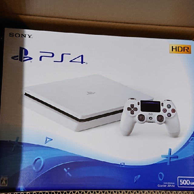 【新品】PS4 本体 グレイシャー・ホワイト CUH-2200AB02