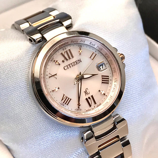 最新 CITIZEN - 【美品】シチズン クロスシー ハッピーフライト 電波