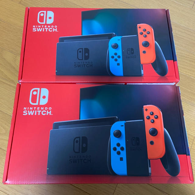 珍しい 任天堂 - Switch Nintendo Switch 2台 ネオン 家庭用ゲーム機 ...