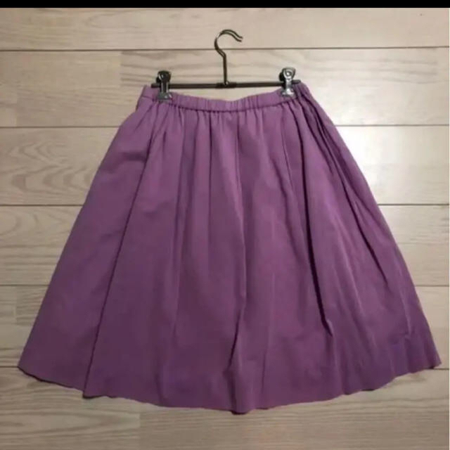 UNITED ARROWS(ユナイテッドアローズ)のUNITED ARROWS ラベンダーフレアスカート レディースのスカート(ひざ丈スカート)の商品写真