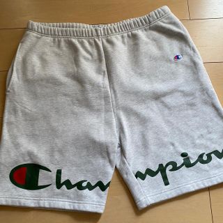 シュプリーム(Supreme)のsupreme×champion sweatshort 2018SS グレー　L(ショートパンツ)