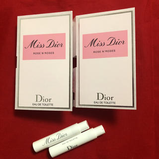 クリスチャンディオール(Christian Dior)の新品 ミスディオール ローズ&ローズ サンプル  2個(香水(女性用))