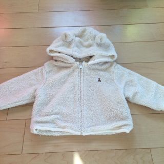 ベビーギャップ(babyGAP)の未使用♡3WAYクマ耳モコモコパーカー(トレーナー)