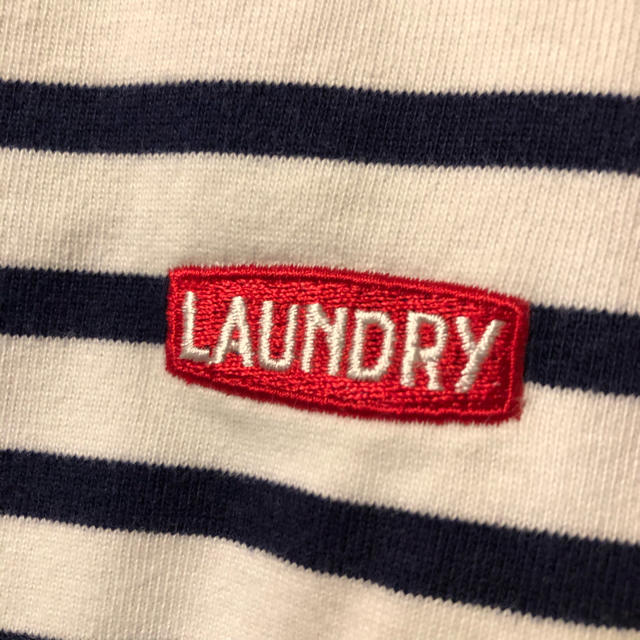 LAUNDRY(ランドリー)のLaundry 胸ロゴ刺繍 ボーダーワンピース レディースのワンピース(ひざ丈ワンピース)の商品写真