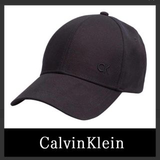 カルバンクライン(Calvin Klein)のカルバンクライン★ブラックロゴキャップ(キャップ)