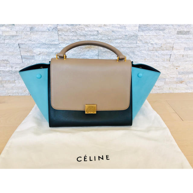 セリーヌCELINE トラペーズ　スモールハンドル本体まで約10cm