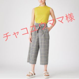 バーバリーブルーレーベル(BURBERRY BLUE LABEL)のブルーレーベル クレストブリッジ  チェック柄パンツ(カジュアルパンツ)