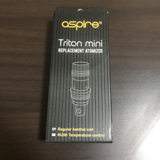 アスパイア(aspire)の電子タバコアトマイザー aspire Triton mini 1.2Ω(タバコグッズ)