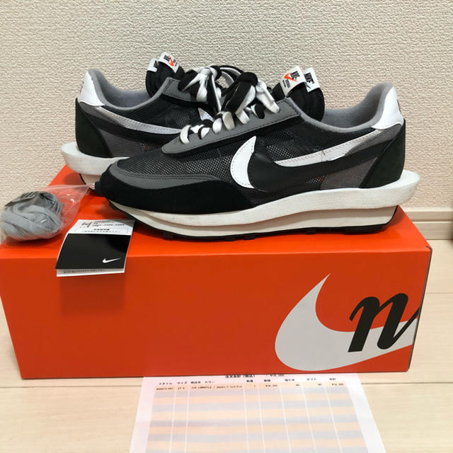 Nike Sacai LDWAFFLE Black/Whiteメンズ