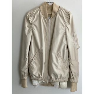 サカイ(sacai)のsacai サカイ　フリル付MA-1  ブルゾン(ブルゾン)