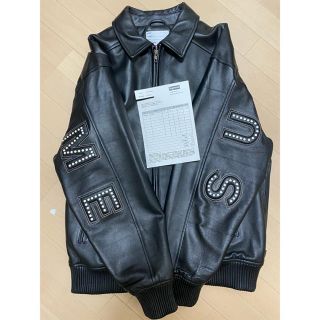 シュプリーム(Supreme)の Supreme Studded Arc Logo Leather Jacket(レザージャケット)