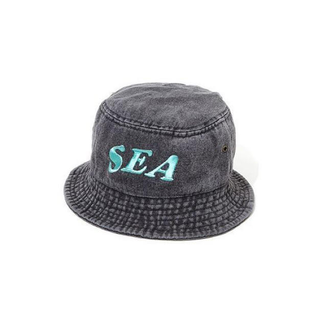 新木優子WIND AND SEA DENIM BUCKET HAT