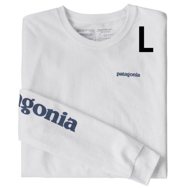 Patagonia ロングスリーブ　Tシャツ　ロンT　（ホワイト　L）