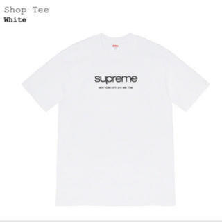シュプリーム(Supreme)のsupreme shop tee white S(Tシャツ/カットソー(半袖/袖なし))