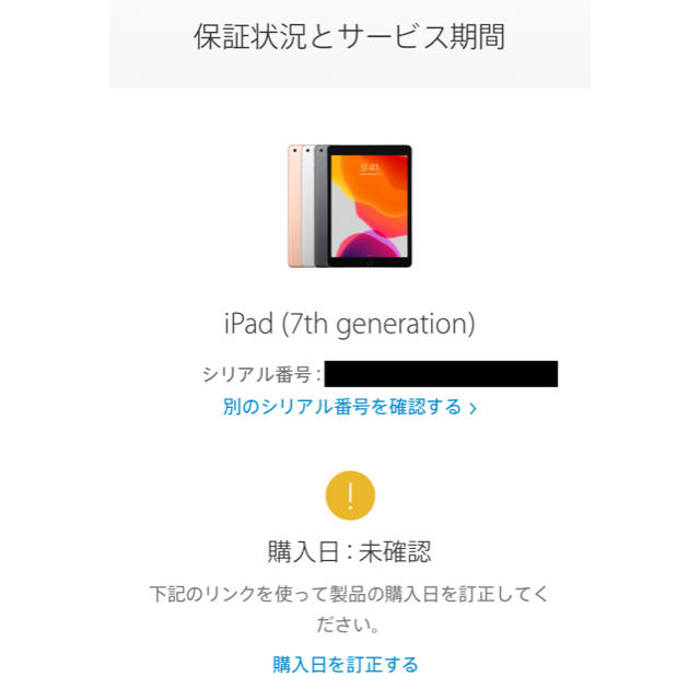 Apple iPad 10.2インチ 第7世代 128GB MW772J/A