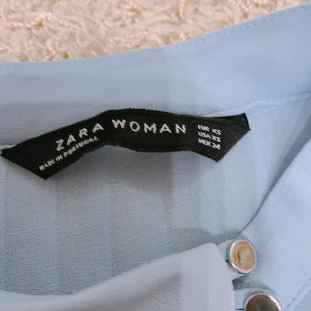 ZARA(ザラ)のZARA シフォンブラウス レディースのトップス(シャツ/ブラウス(長袖/七分))の商品写真